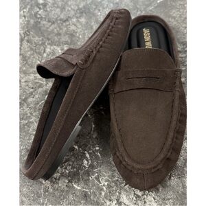 MAKE AN OFFER - JASON WU Designer Suede Mule Slides Penny Loafers Rafe